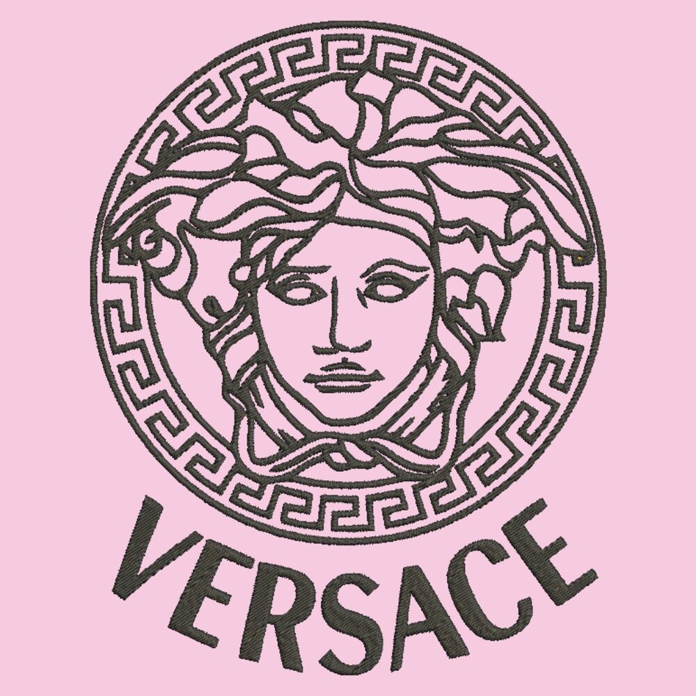 Versace Logo HOODIE Embroidered ADULT Unisex Sweatshirt Fashion Cozy
